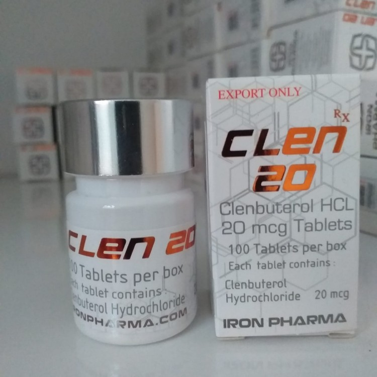 İron Pharma Clenbuterol 100 Tablet 20mg
